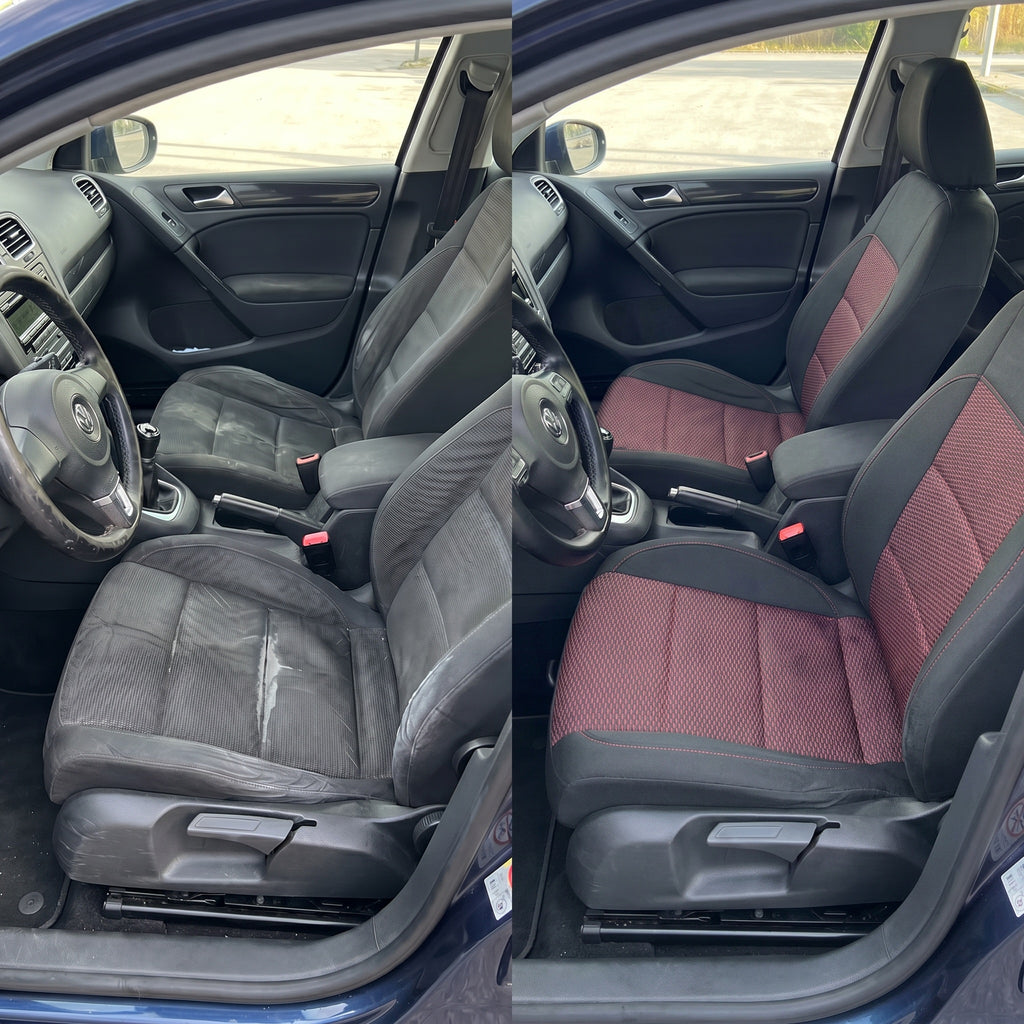Black with Red Checker — comparison