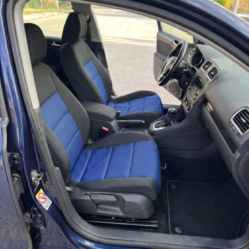 Black with Bright Blue — hero