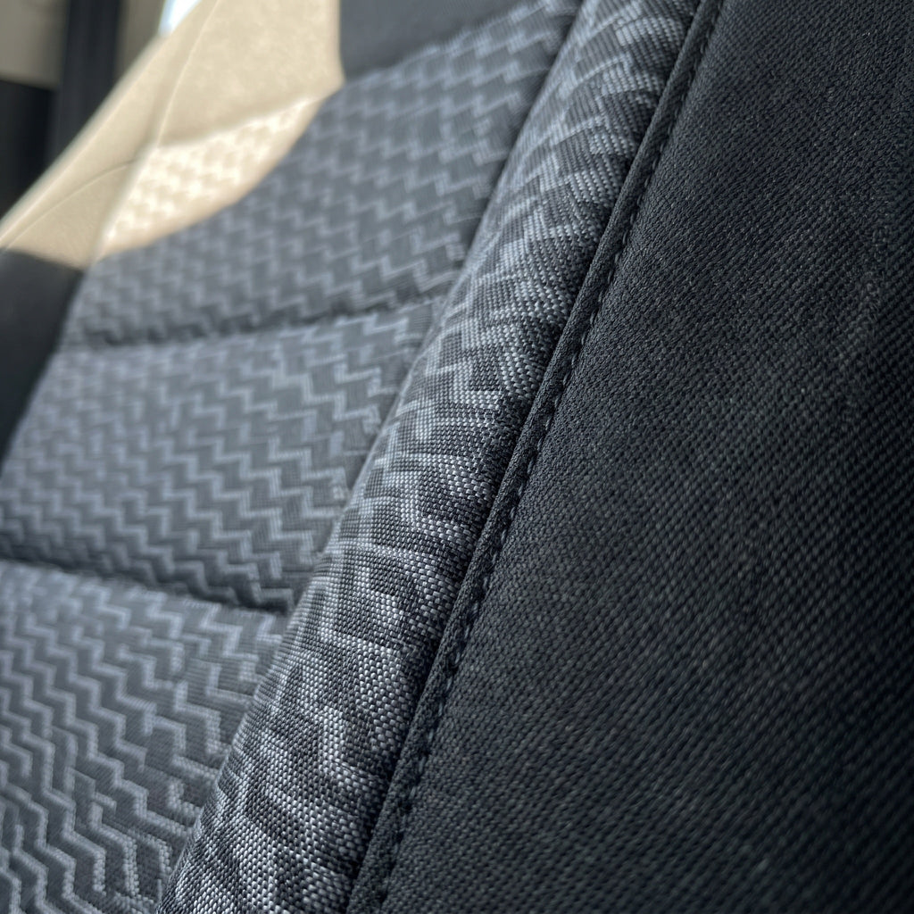 Grey Chevron Pattern — detail
